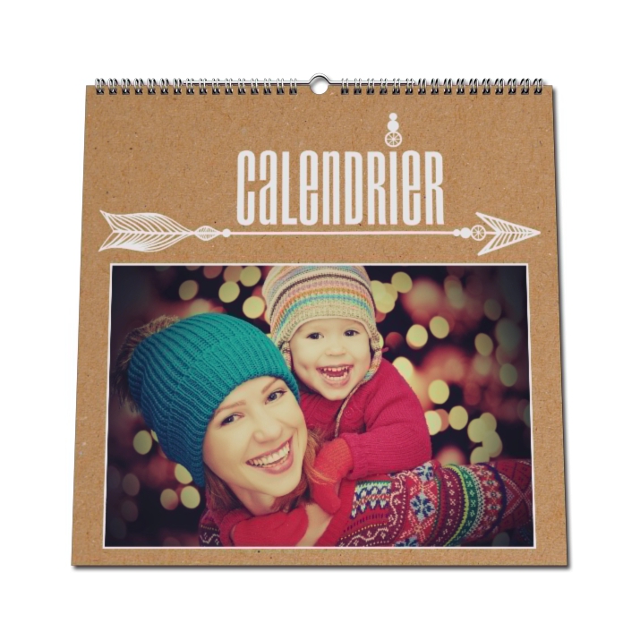 Calendrier photo CARRE mural Calendrier photo CARRE mural