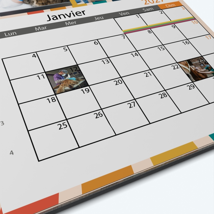 Calendrier PHOTO DATE