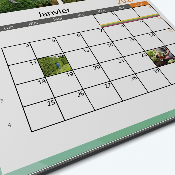 Calendrier PHOTO DATE