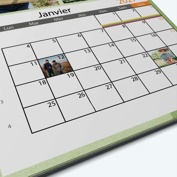 Calendrier PHOTO DATE
