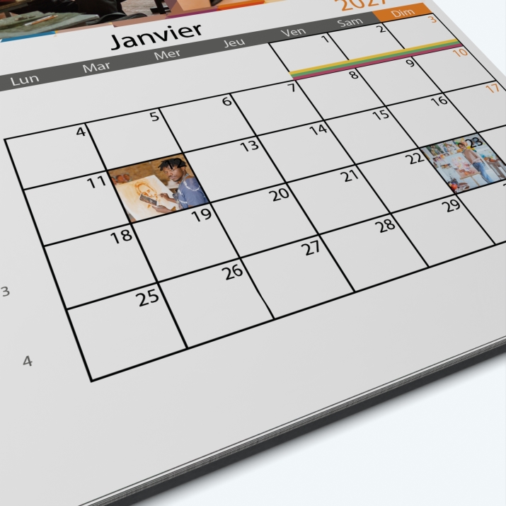 Calendrier PHOTO DATE