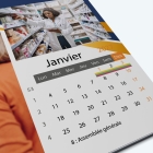 Calendrier photo "PANO" - Grille calendaire personnalisable