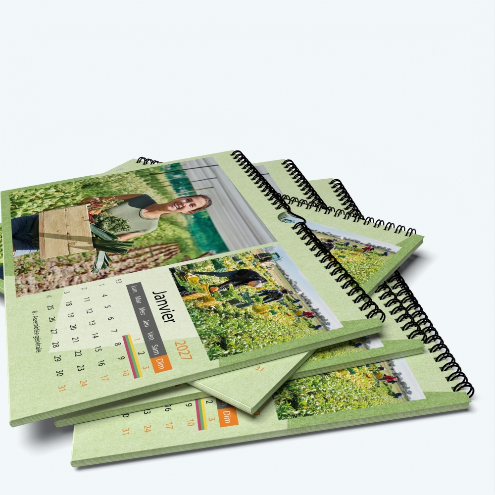 Calendrier photo "PANO" - Minimum de commande : 25 exemplaires