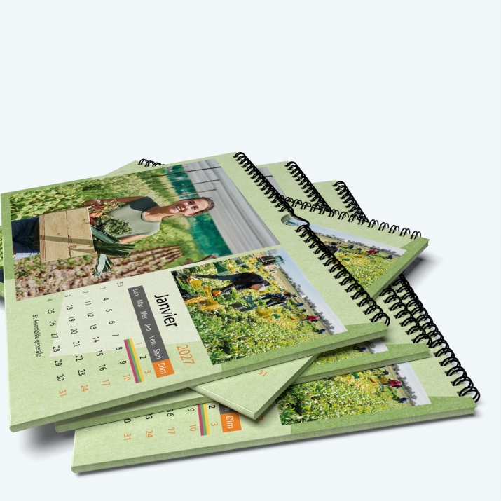 Calendrier photo "PANO" - Minimum de commande : 25 exemplaires