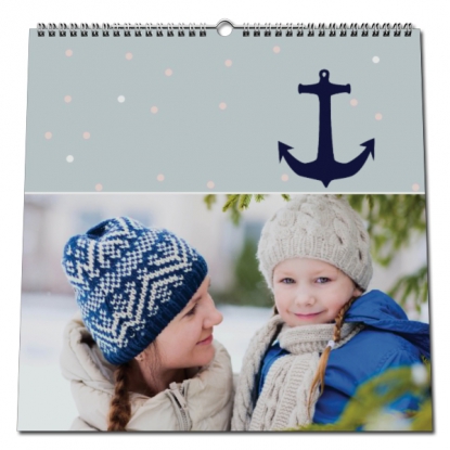 Calendrier photo CARRE mural