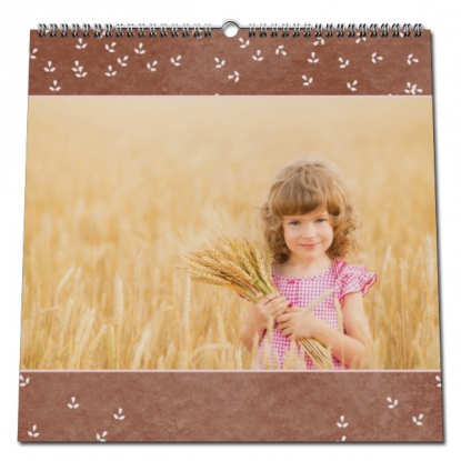 Calendrier photo CARRE mural