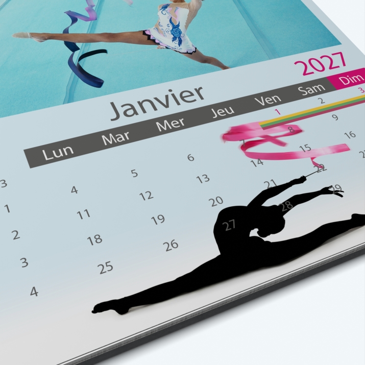 Calendrier photo Classic - Grille calendaire personnalisable