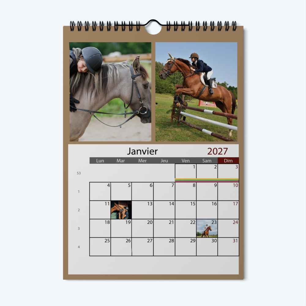 Calendrier PHOTO DATE