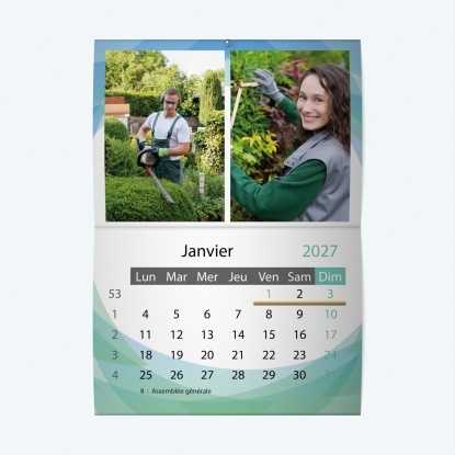 Calendrier agrafé Classic