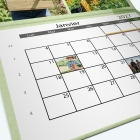 Calendrier agrafé Photo Date
