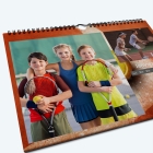 Calendrier photo "PANO" - Nombre de photos, logos et texte illimité
