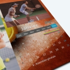 Calendrier photo "PANO" - Grille calendaire personnalisable