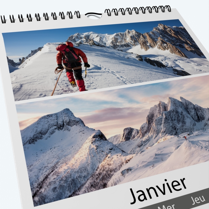 Calendrier photo Classic - Nombre de photos, logos et texte illimité