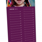 Calendrier photo LONG mural