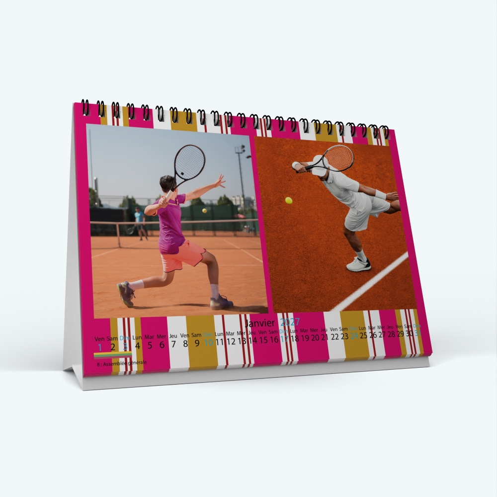 Calendrier de bureau MAXI PANO