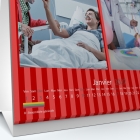 Calendrier de bureau CARRE - Grille calendaire personnalisable