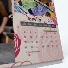 Calendrier de bureau PANO - Grille calendaire personnalisable