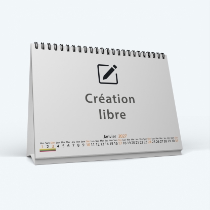 Calendrier de bureau MAXI PANO