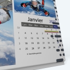 Calendrier de bureau PANO - Grille calendaire personnalisable