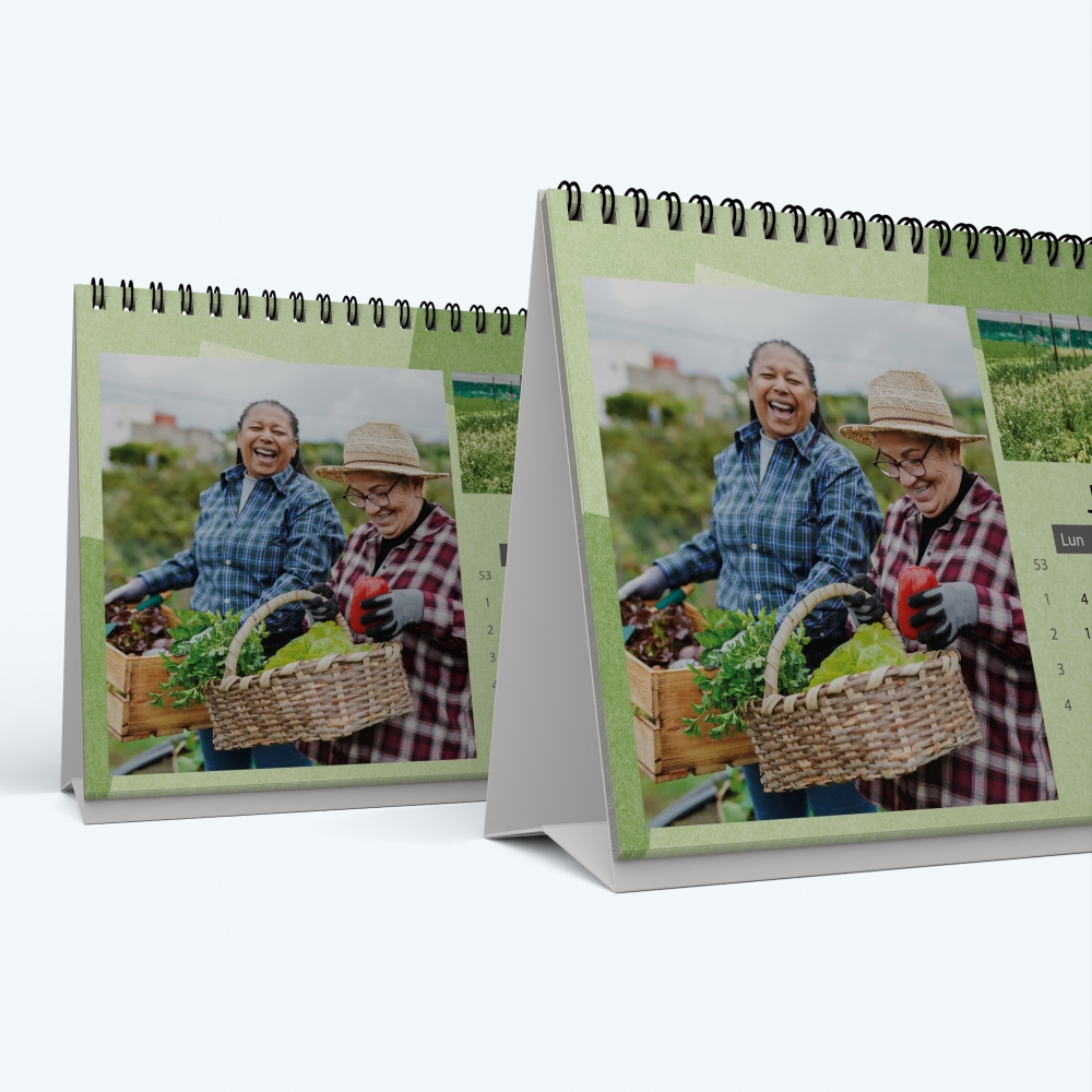 Calendrier de bureau PANO - Minimum de commande : 25 exemplaires