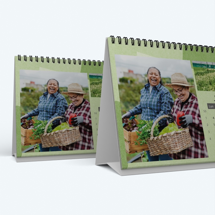 Calendrier de bureau PANO - Minimum de commande : 25 exemplaires