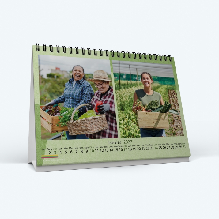Calendrier de bureau MAXI PANO