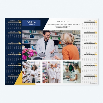 Calendrier sous main