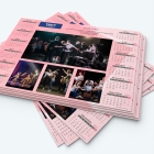 Calendrier sous main - Minimum de commande : 25 exemplaires