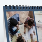 Calendrier de bureau CARRE - Reliure spirale de qualité