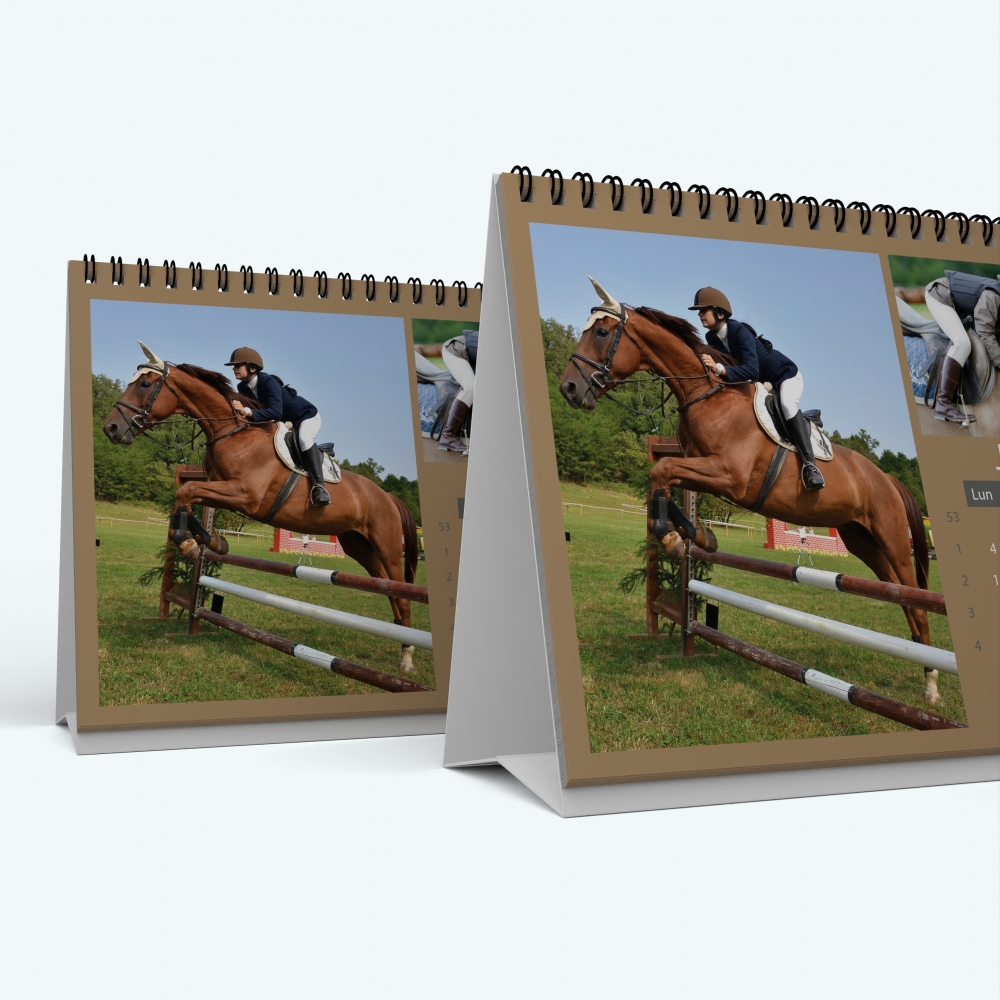 Calendrier de bureau PANO - Minimum de commande : 25 exemplaires