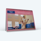 Calendrier de bureau PANO - Nombre de photos, logos et texte illimité
