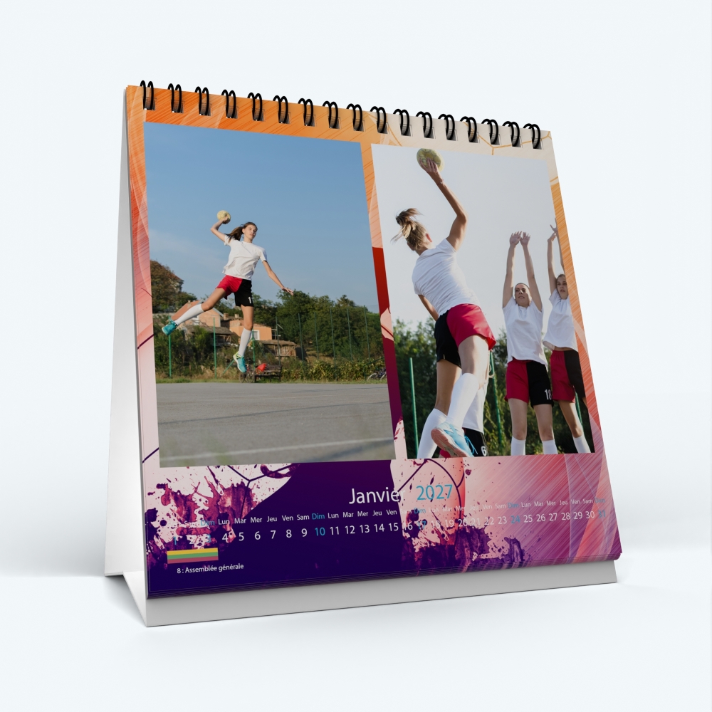 Calendrier de bureau CARRE