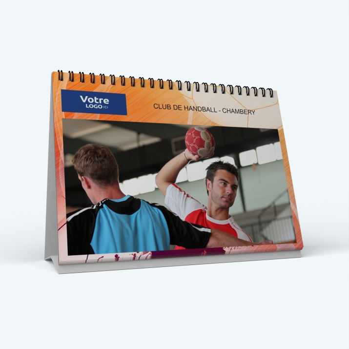 Calendrier de bureau PANO - Nombre de photos, logos et texte illimité