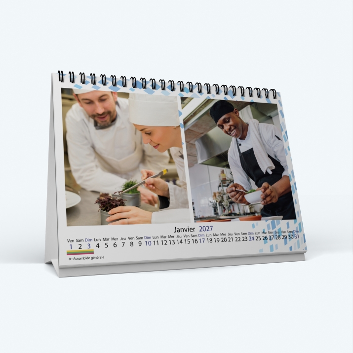 Calendrier de bureau MAXI PANO
