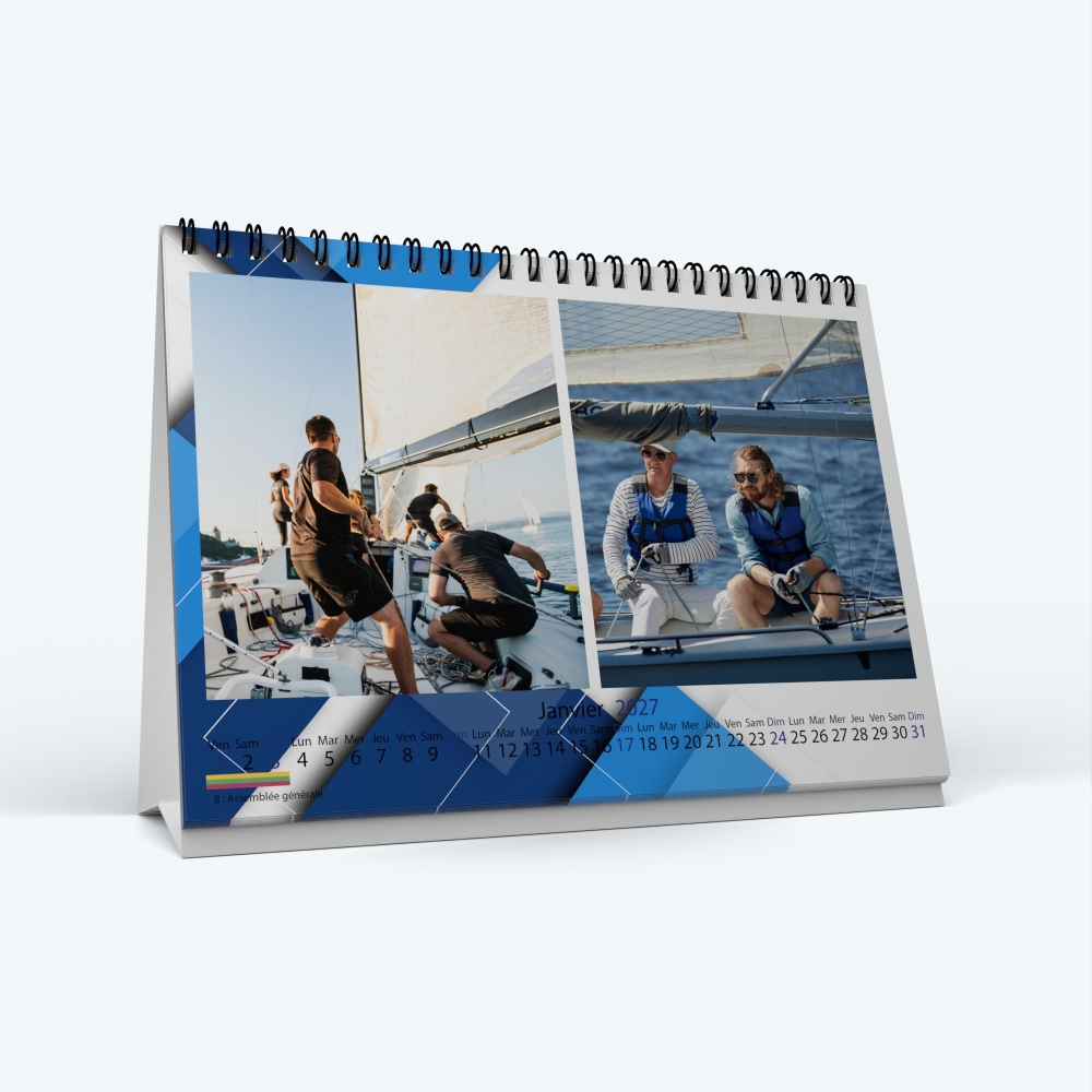 Calendrier de bureau MAXI PANO
