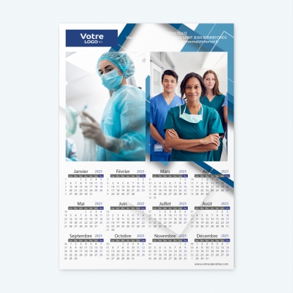 Calendrier photo une page