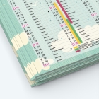 Calendrier de poche CLASSIC - Papier épais rigide 400 g/m2