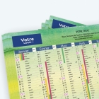 Calendrier de poche CLASSIC - Nombre de photos, logos et texte illimité