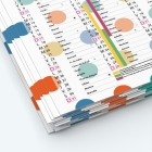 Calendrier de poche CLASSIC - Papier épais rigide 400 g/m2