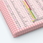 Calendrier de poche CLASSIC - Papier épais rigide 400 g/m2
