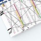Calendrier de poche CLASSIC - Grille calendaire personnalisable