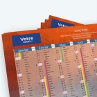 Calendrier de poche CLASSIC - Nombre de photos, logos et texte illimité