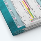 Calendrier de poche CLASSIC - Papier épais rigide 400 g/m2