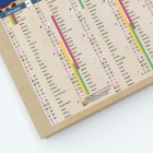 Calendrier de poche CLASSIC - Grille calendaire personnalisable