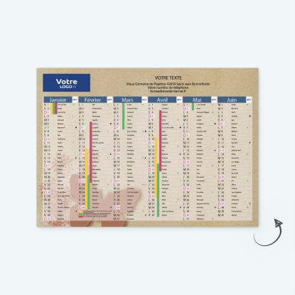 Calendrier de poche CLASSIC