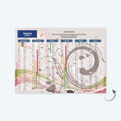 Calendrier de poche CLASSIC