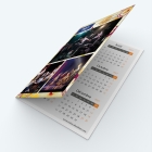 Calendrier de poche DOUBLE - Avant et dos entièrement personnalisables