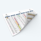 Calendrier de poche CLASSIC - Impression recto/verso