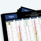 Calendrier de poche CLASSIC - Nombre de photos, logos et texte illimité
