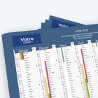 Calendrier de poche CLASSIC - Nombre de photos, logos et texte illimité